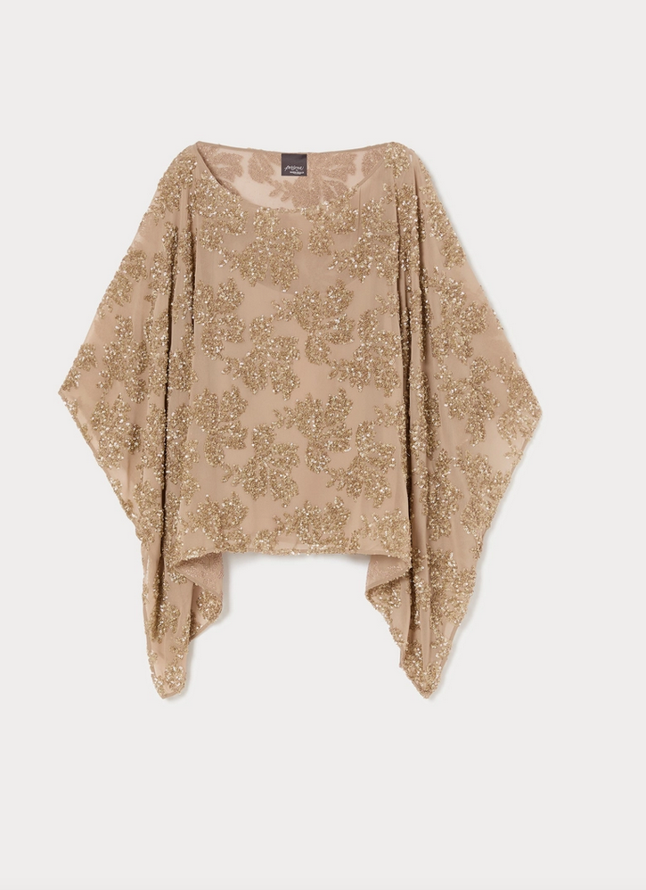 Persona by MR Blouse Glitter Beige