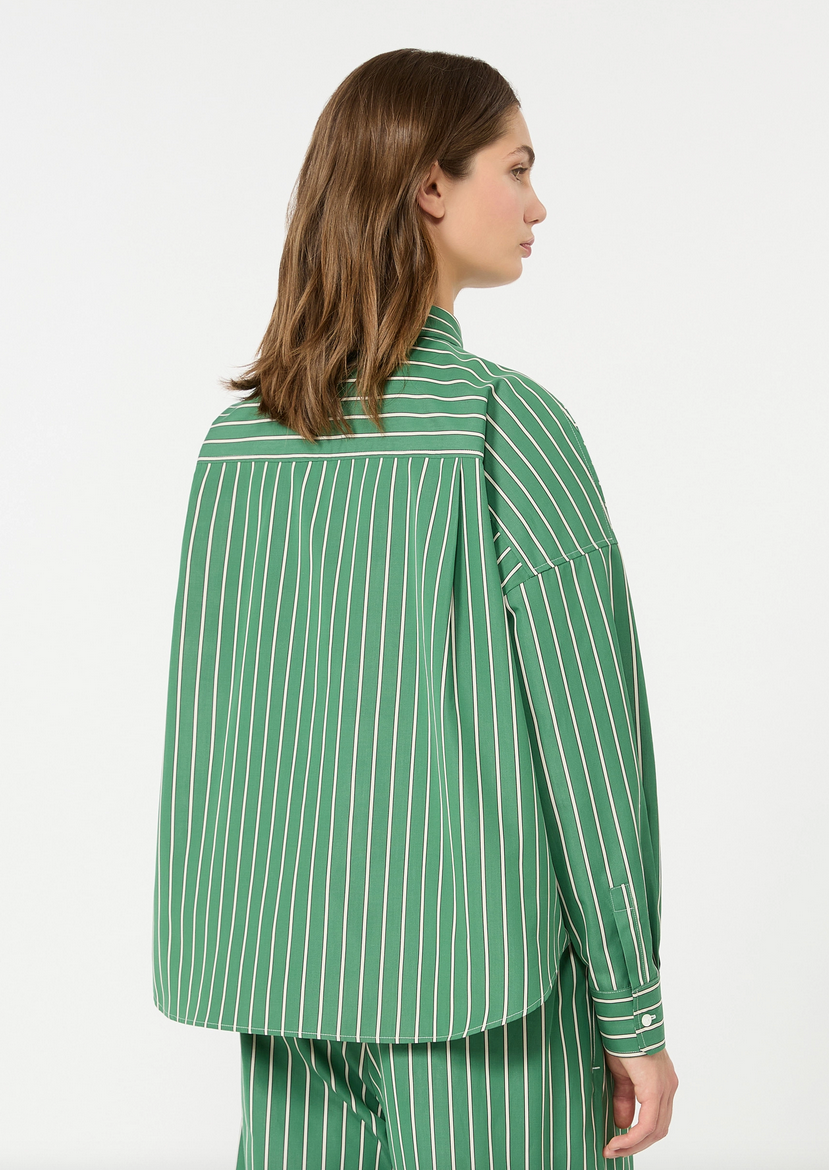 MM Weekend Blouse Streep Groen