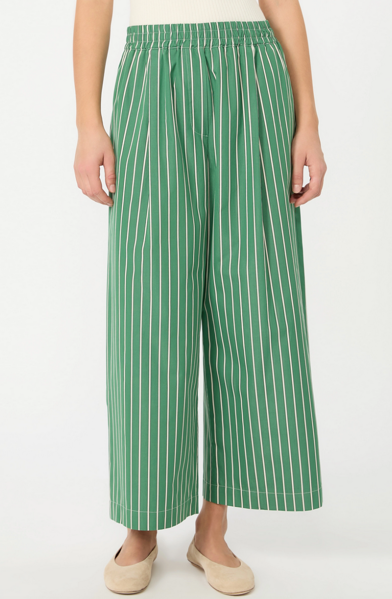 MM Weekend Pantalon Streep Groen