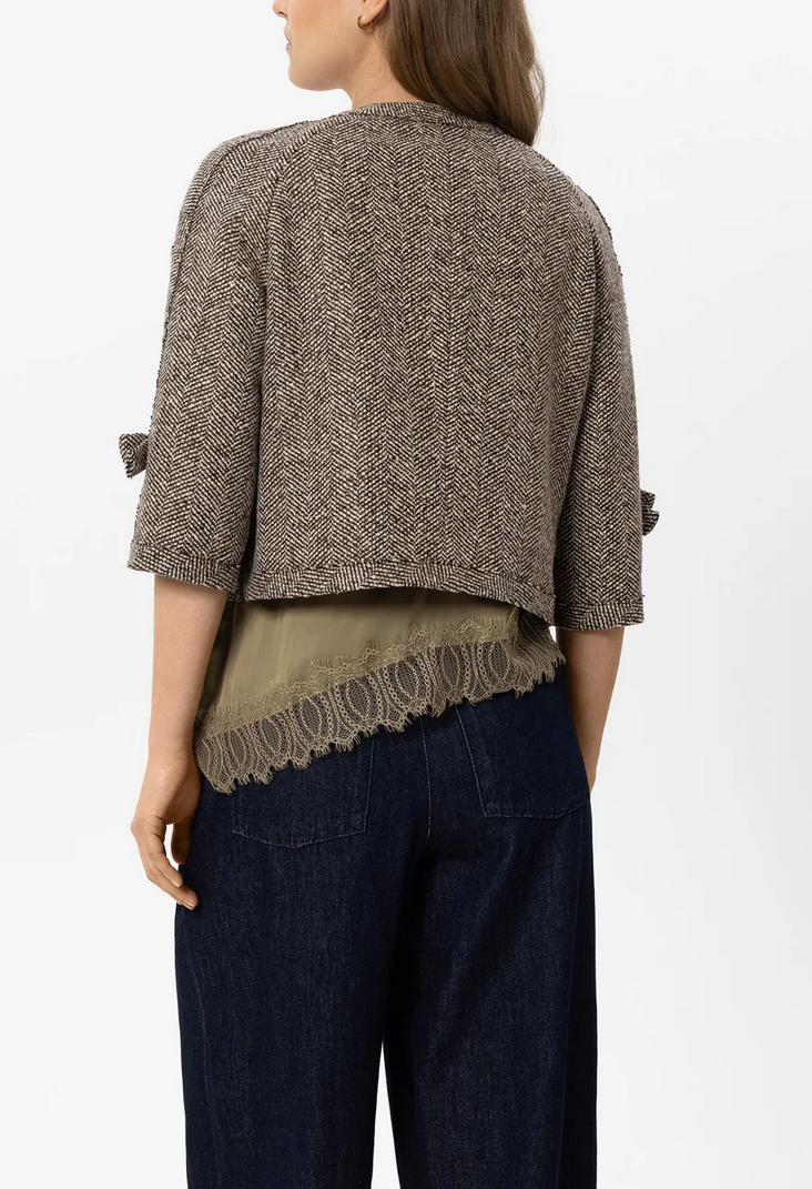 Luisa Cerano Blazer Print Bruin