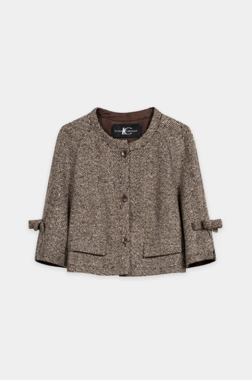 Luisa Cerano Blazer Print Bruin