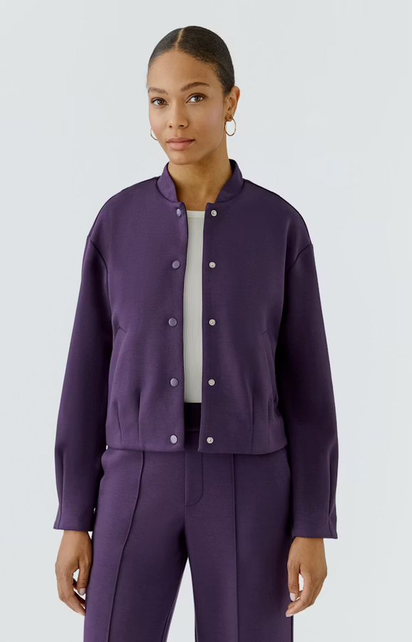 Oui Cardigan Paars