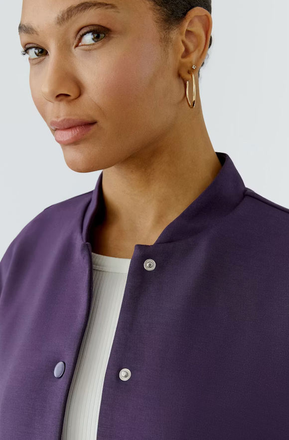 Oui Cardigan Paars