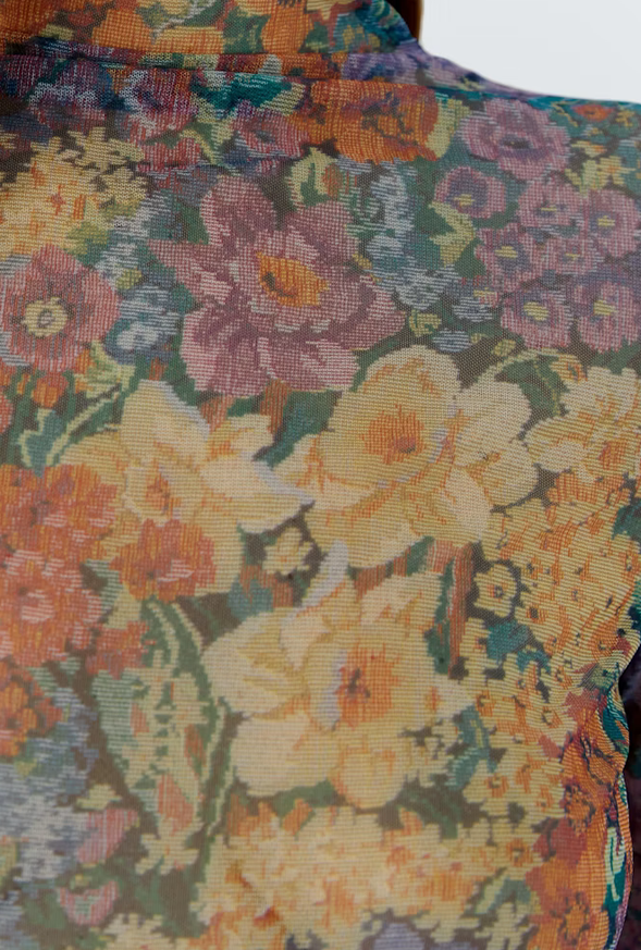 Oui Blouse Print