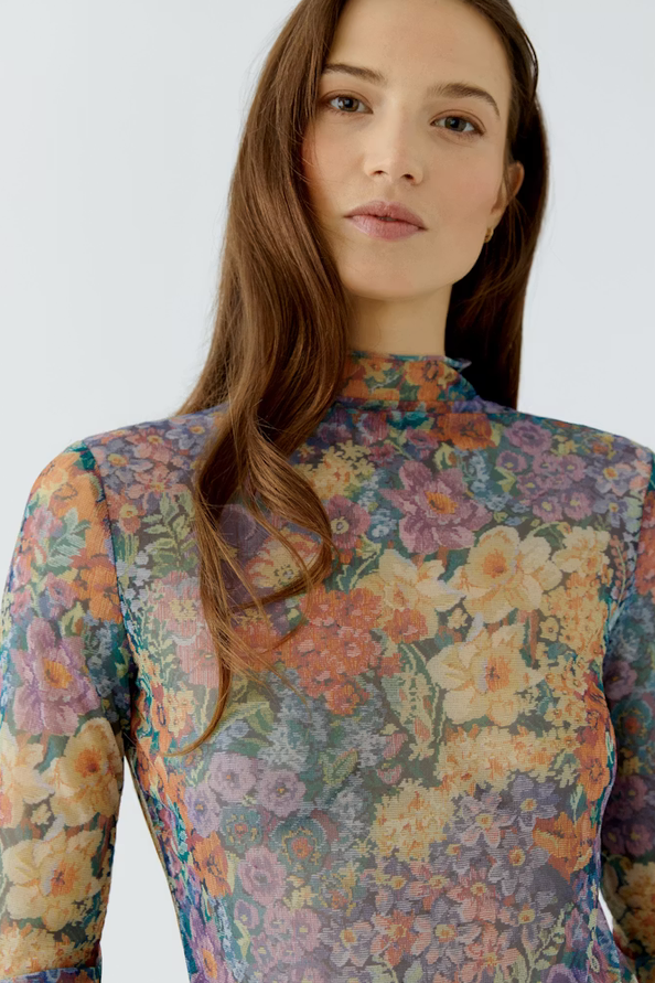 Oui Blouse Print
