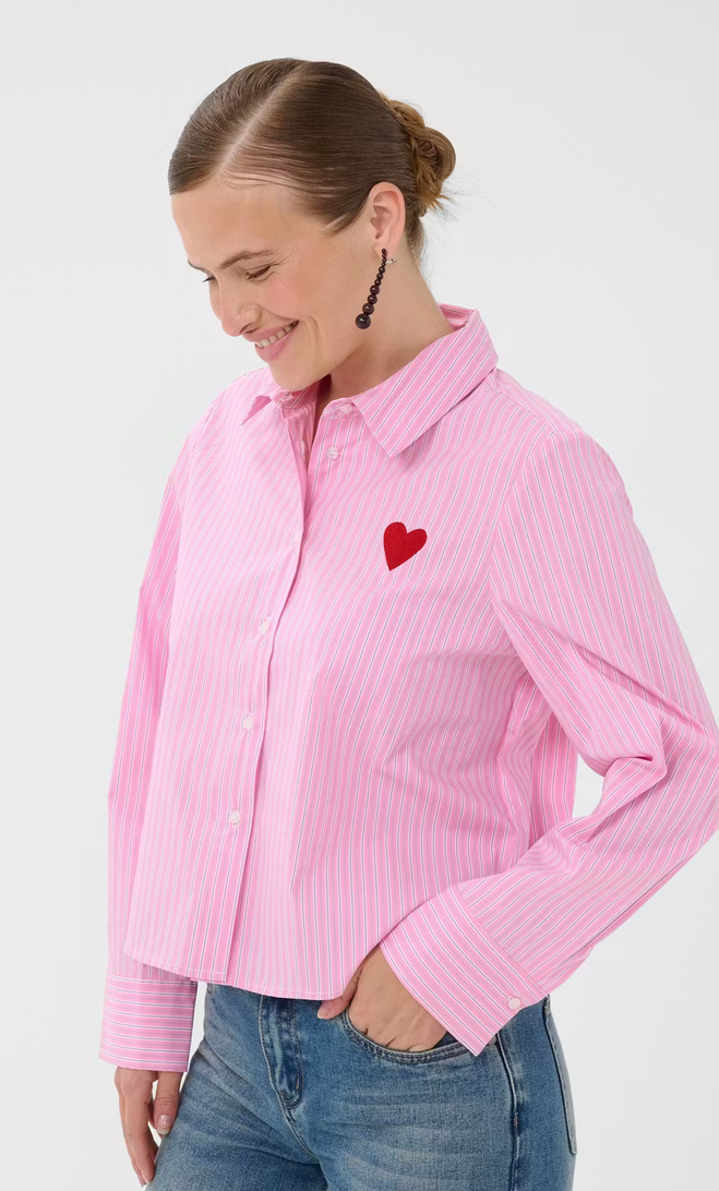 Culture Blouse Streep Roos