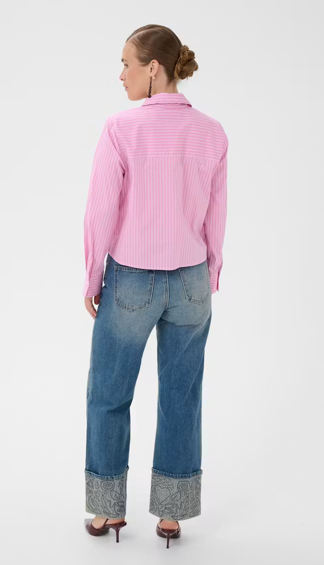 Culture Blouse Streep Roos