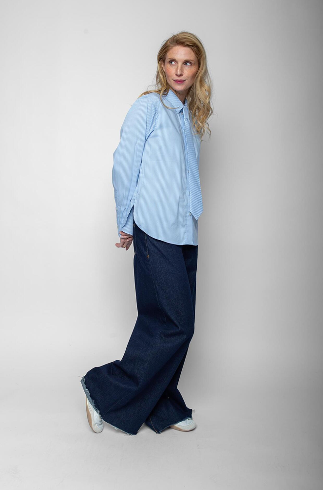 Emily Blouse Streep Das Lichtblauw