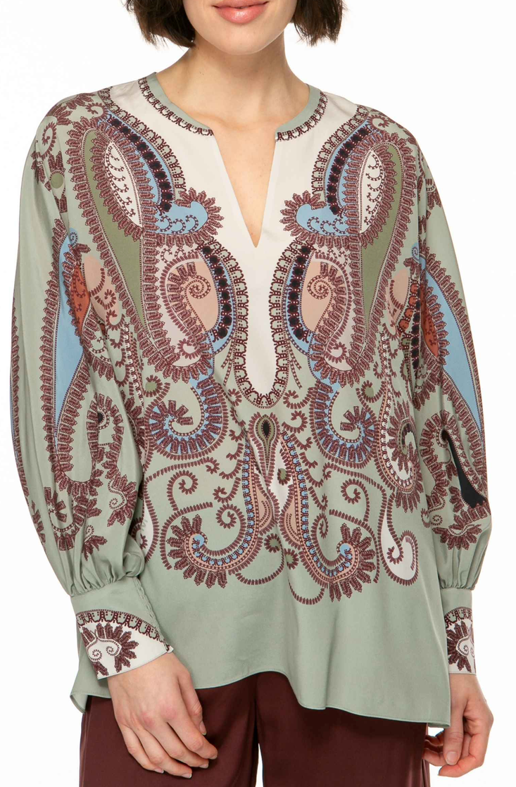 IVI Tuniek Print Olijfgroen