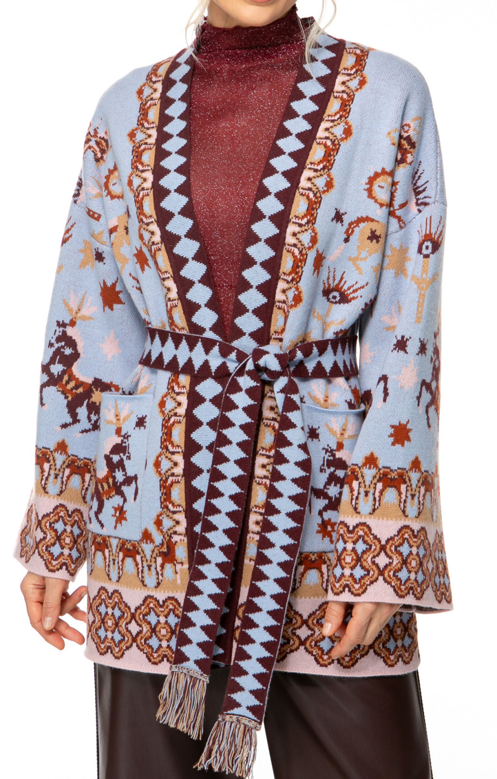 IVI Cardigan Print