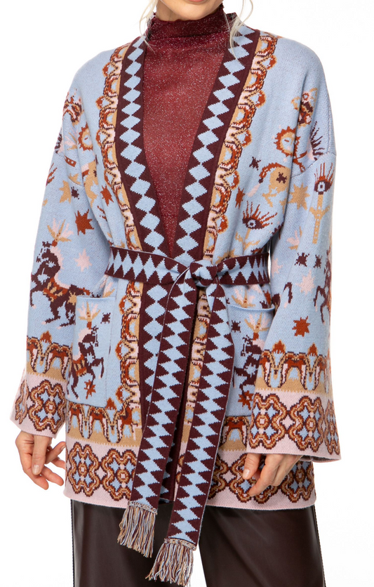 IVI Cardigan Print