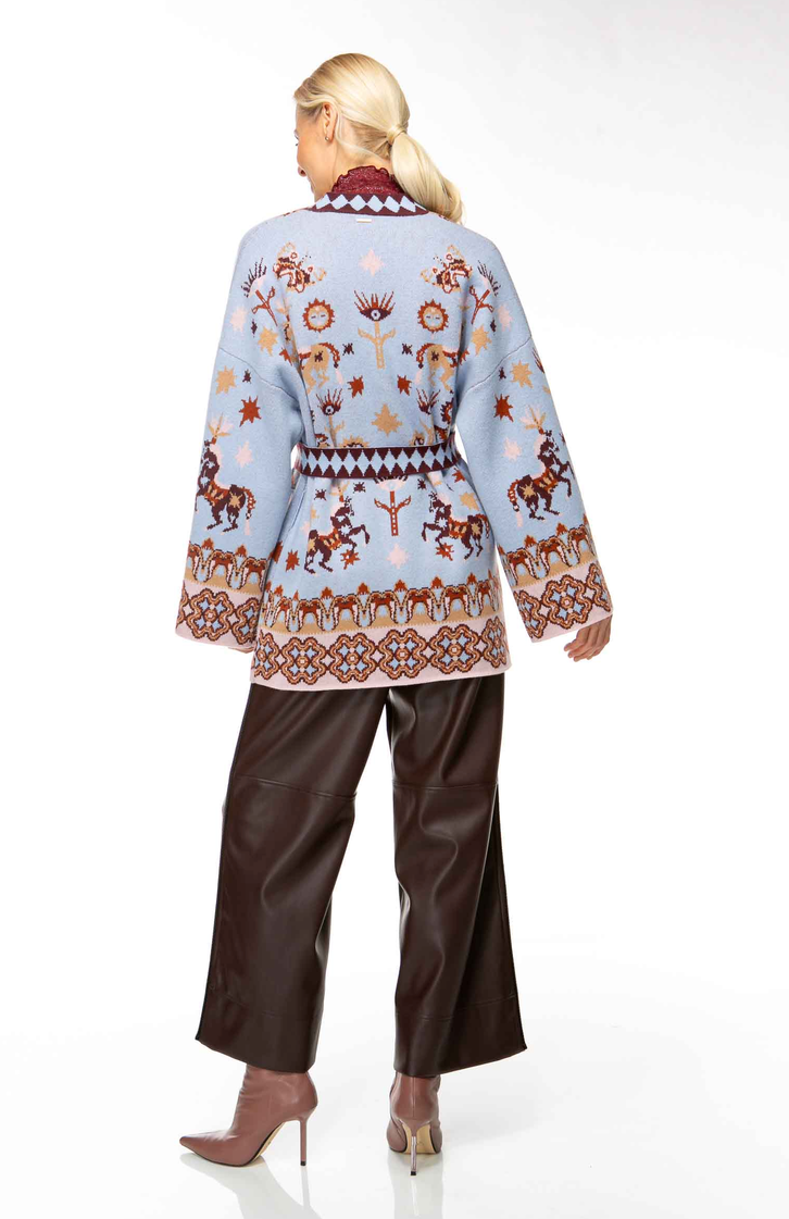 IVI Cardigan Print