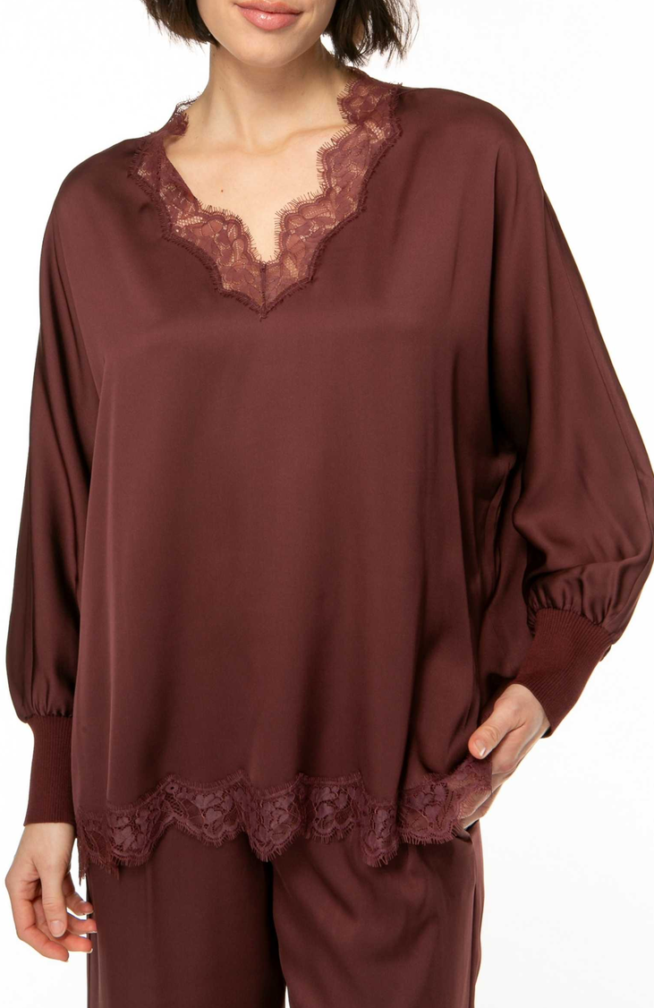 IVI Blouse Bordeaux