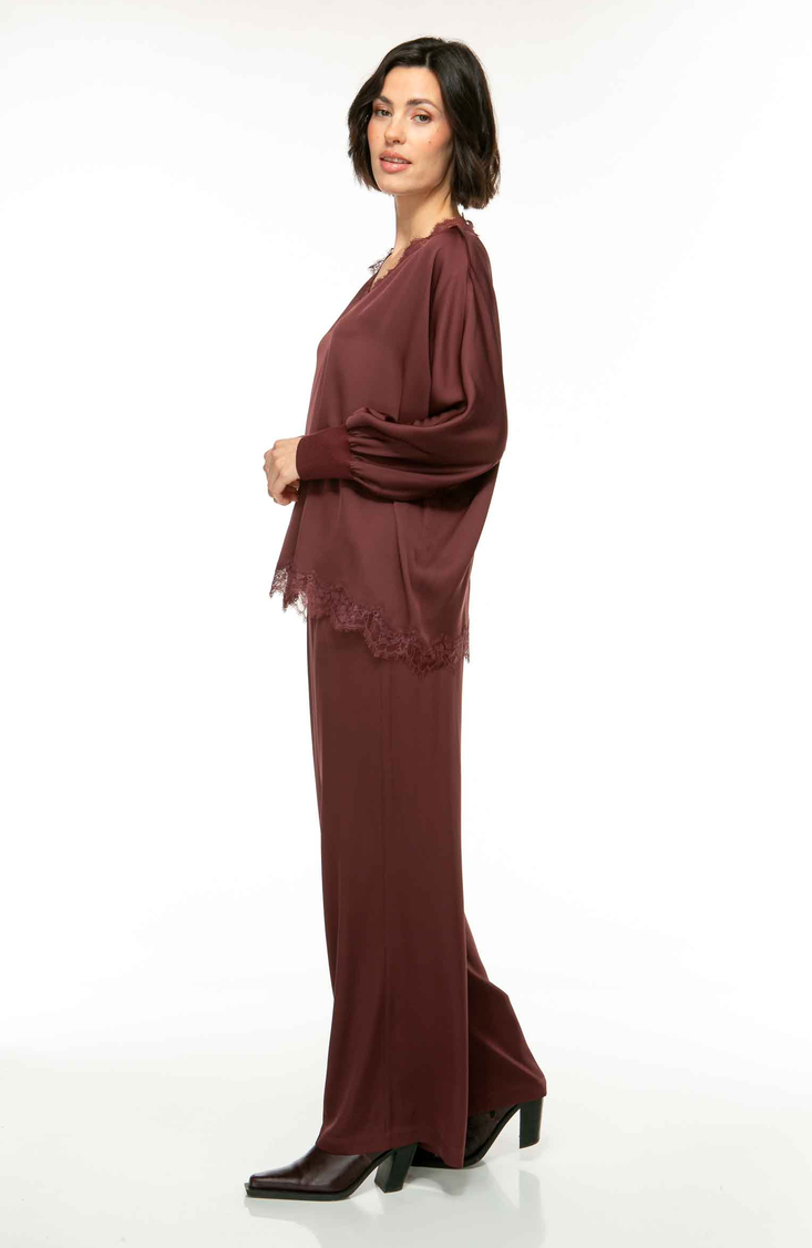 IVI Blouse Bordeaux