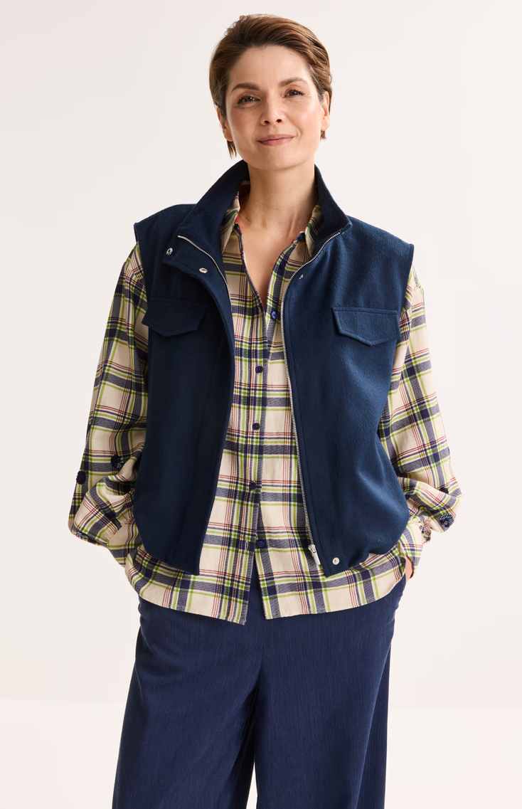 Améline Bodywarmer Blauw