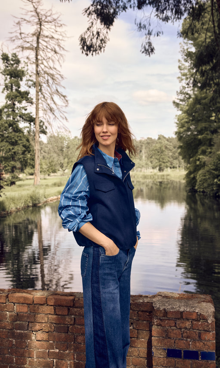 Améline Bodywarmer Blauw