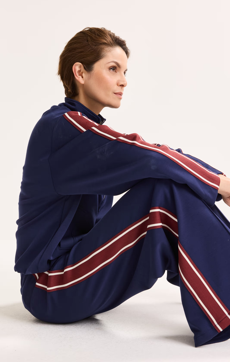 Améline Cardigan Blauw Streep