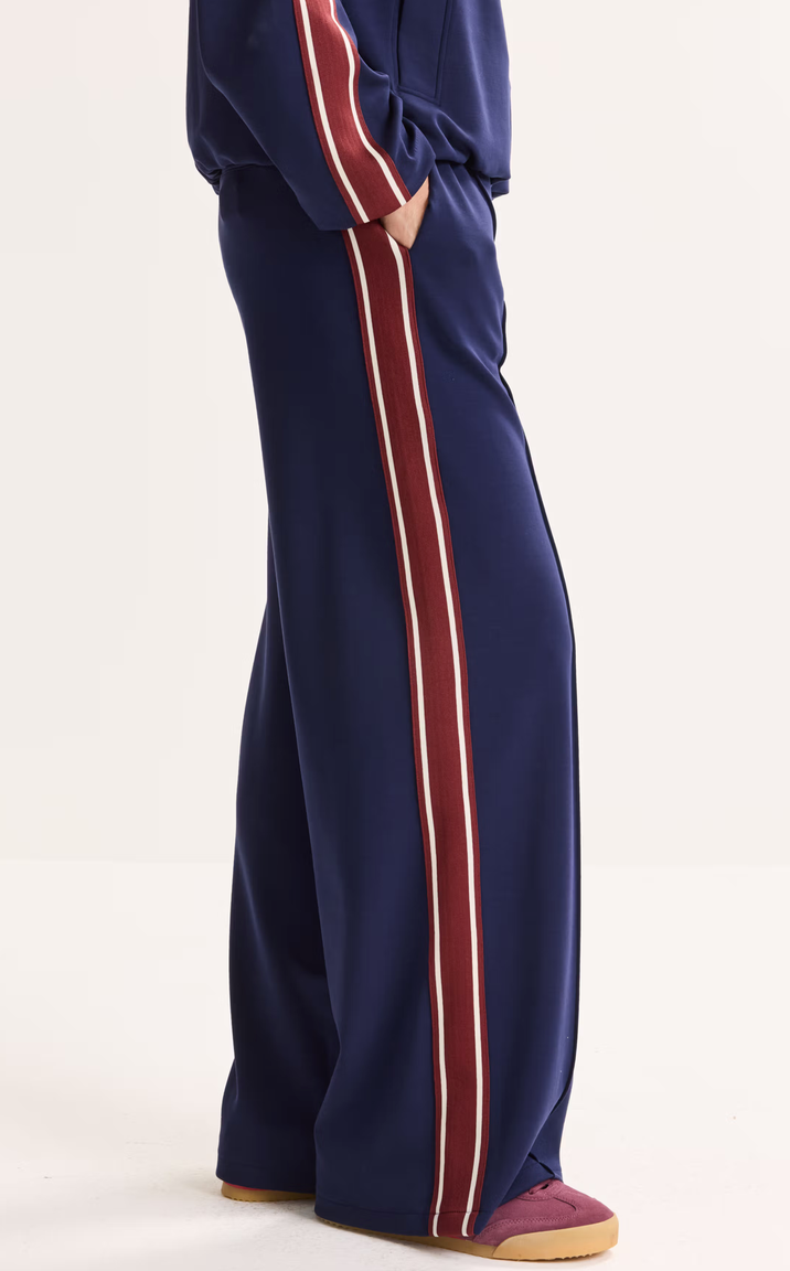 Améline Pantalon Blauw Streep