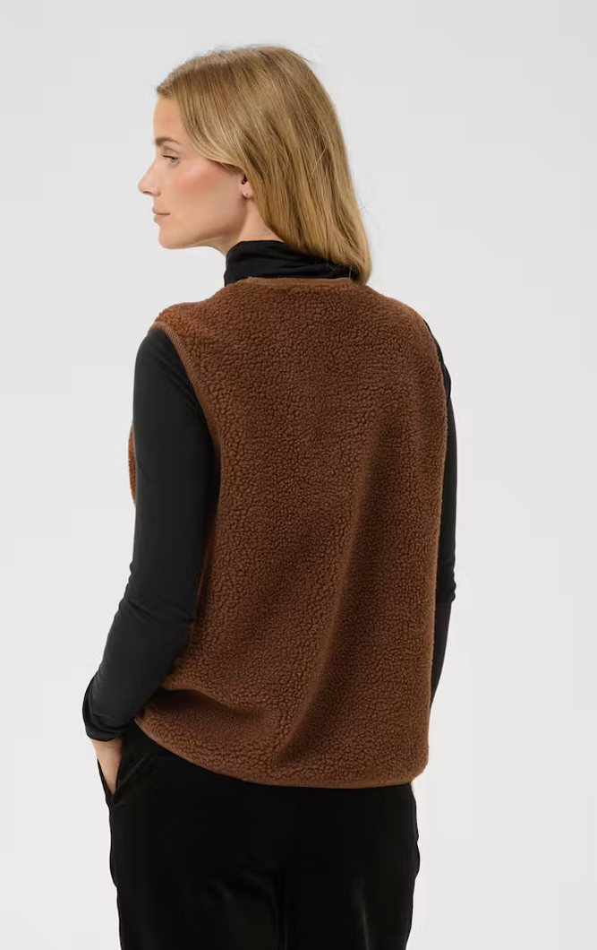 Part Two Bodywarmer Teddy Camel