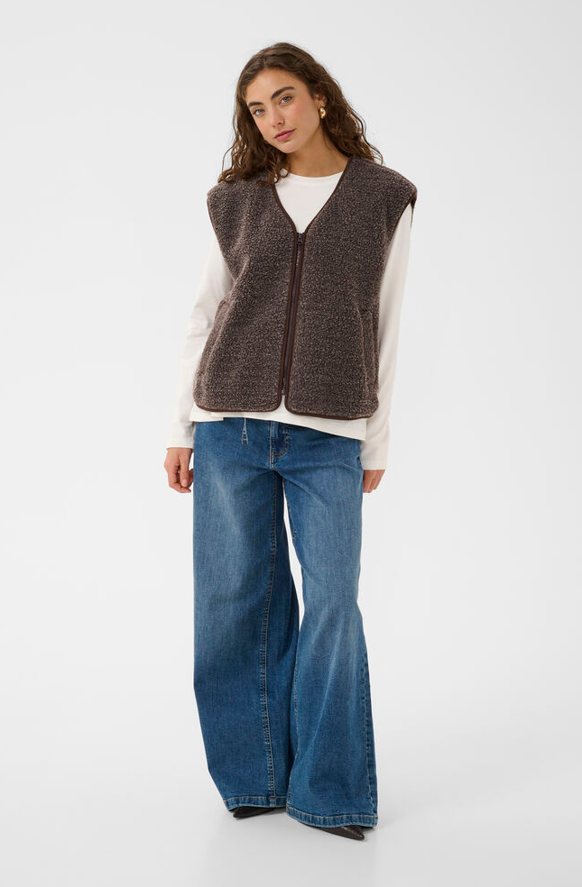 Culture Bodywarmer Bruin