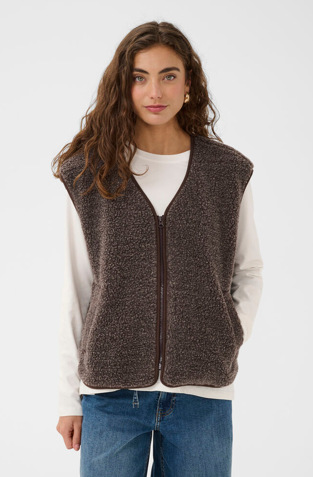 Culture Bodywarmer Bruin