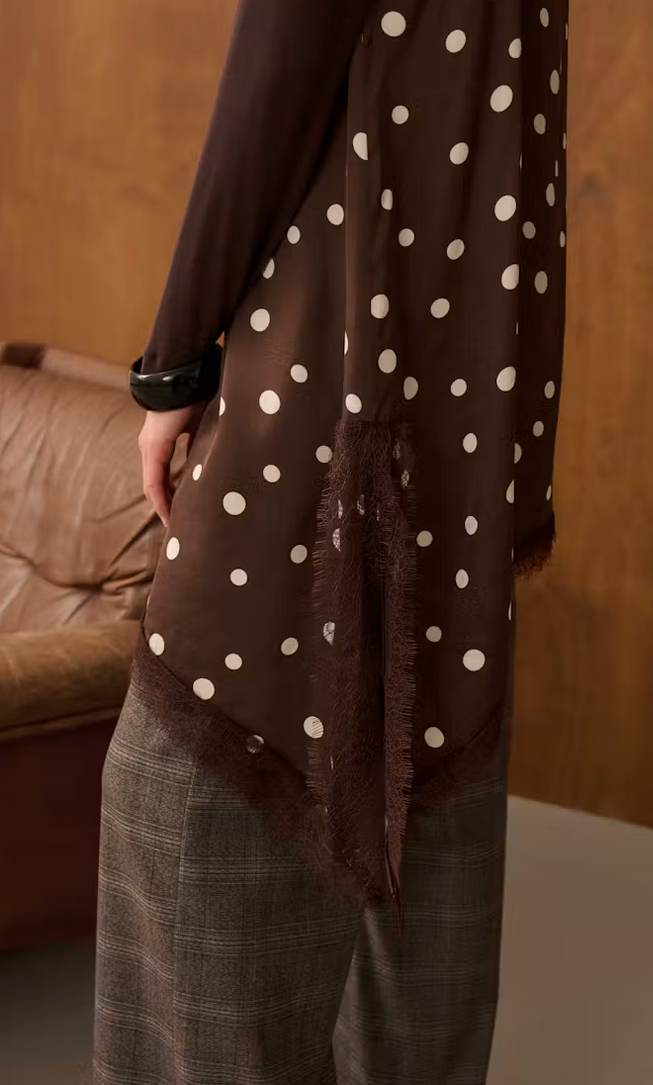 Culture Top Polkadot Bruin