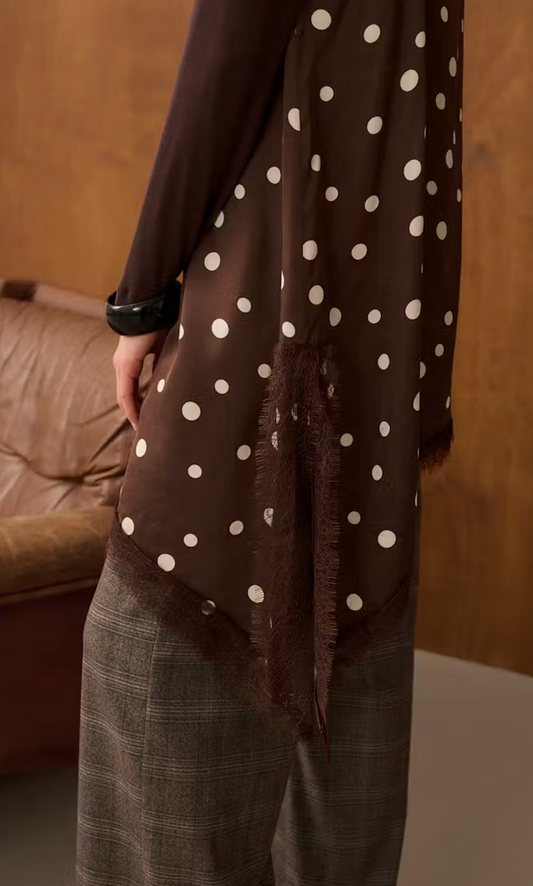 Culture Top Polkadot Bruin