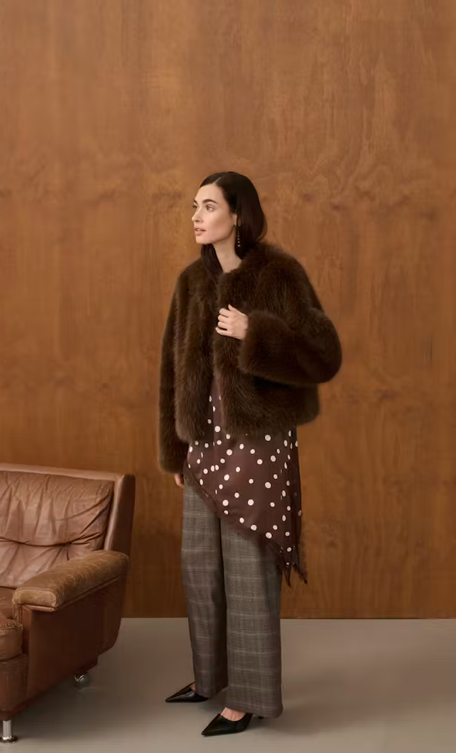 Culture Top Polkadot Bruin