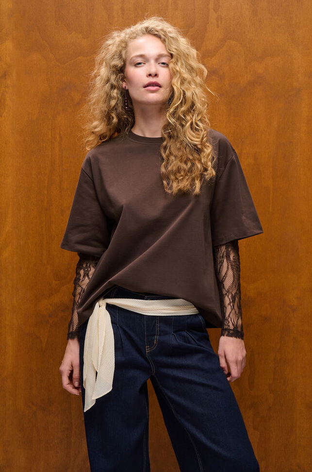 Culture Tshirt Kant Bruin