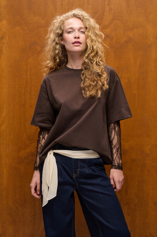 Culture Tshirt Kant Bruin