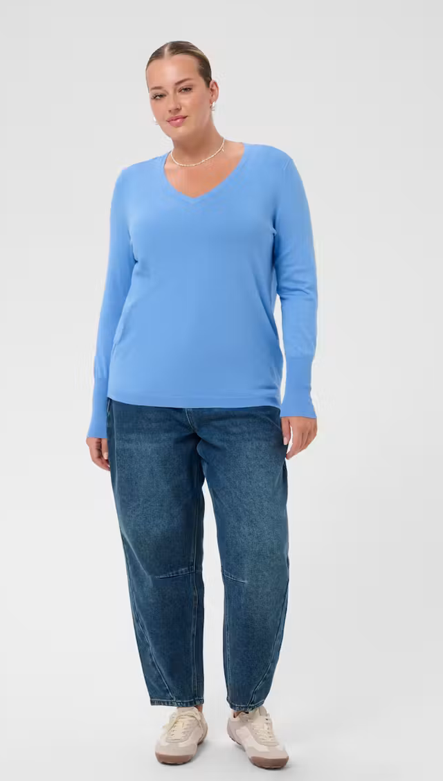 Kaffe Curve Pull Lichtblauw