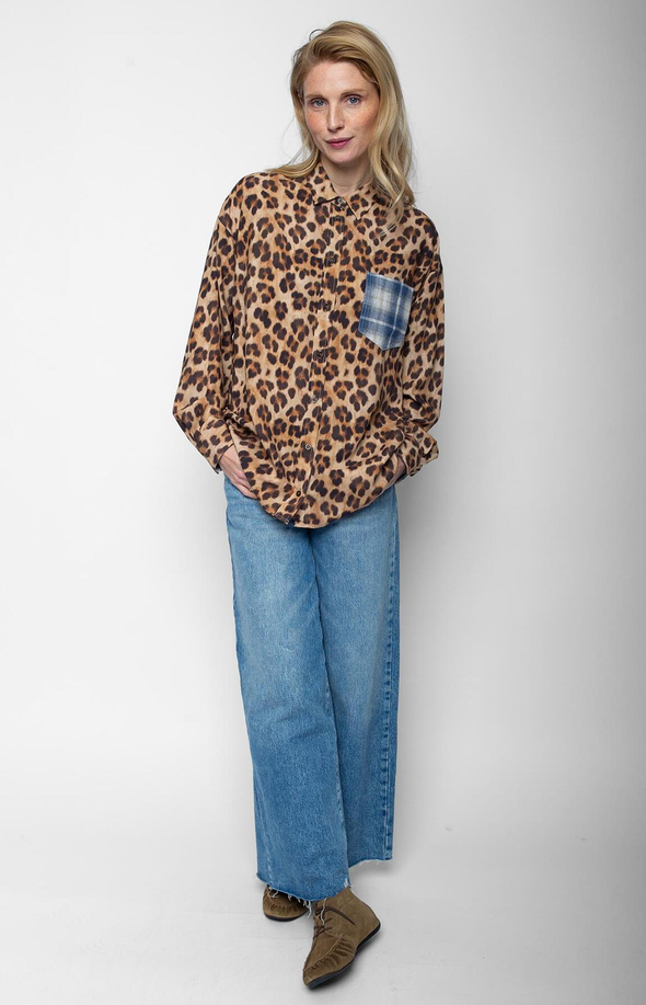 Emily Blouse Leo Print