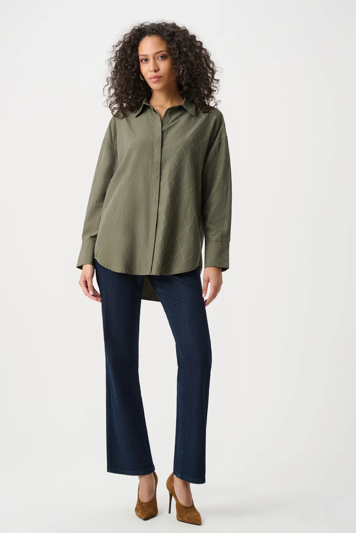 Ribkoff Blouse Glitter Kaki
