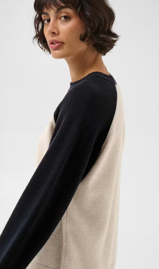 Part Two Pull Blauw/Beige