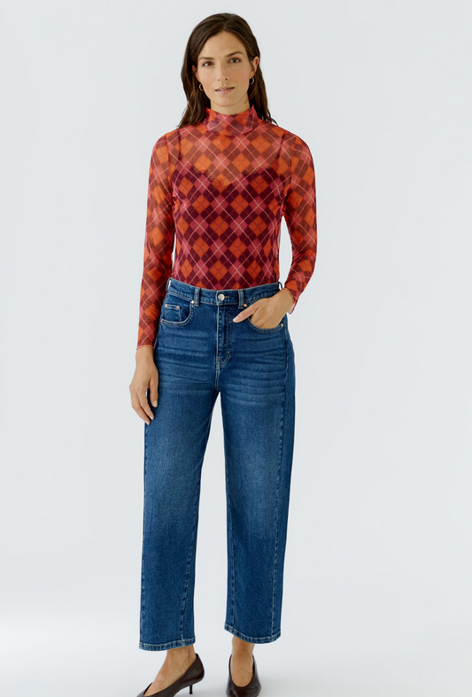 Oui Blouse Print