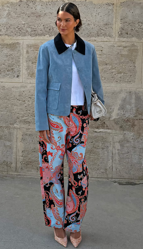 NFD Barrel Jeans Print