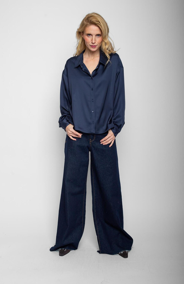 Emily Blouse Donkerblauw