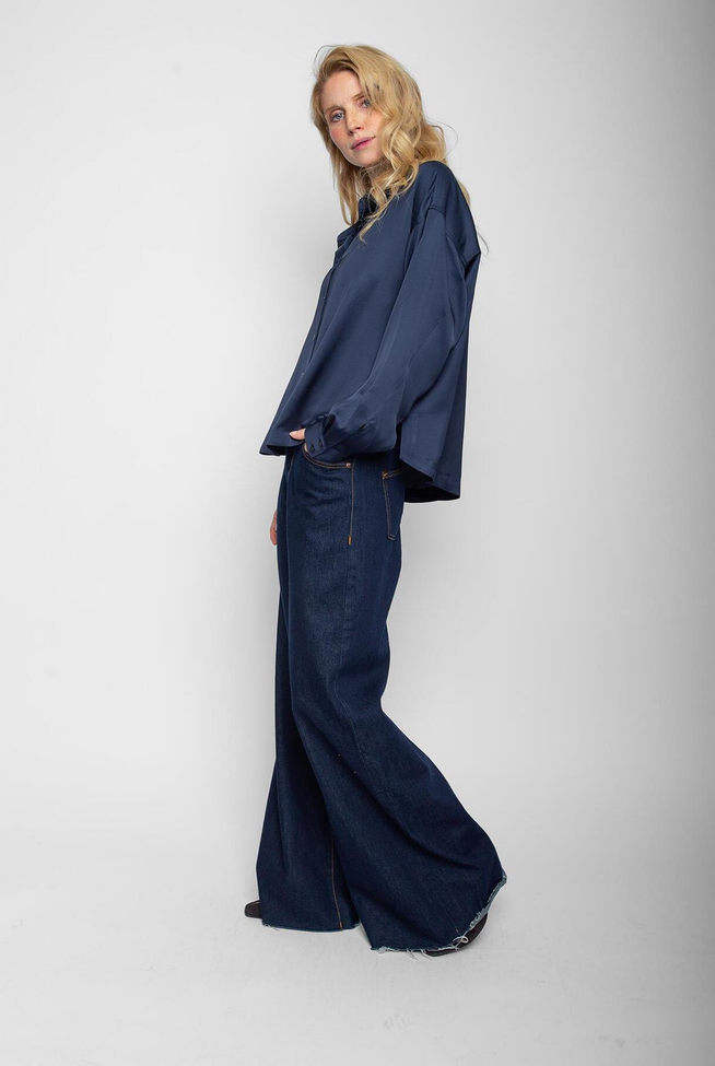 Emily Blouse Donkerblauw