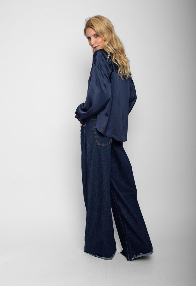 Emily Blouse Donkerblauw