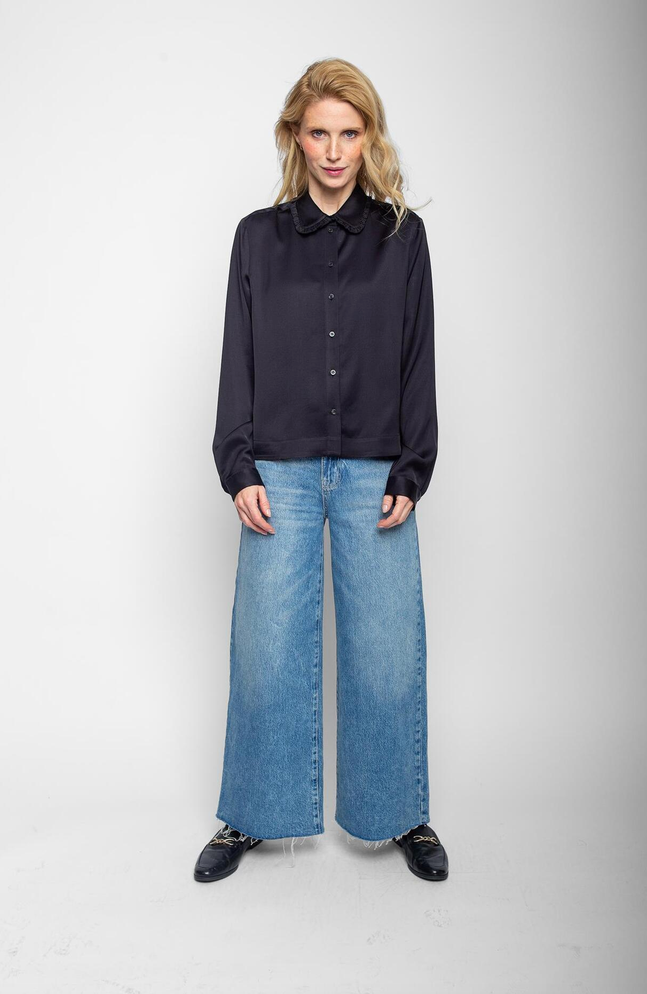 Emily Blouse Zwart