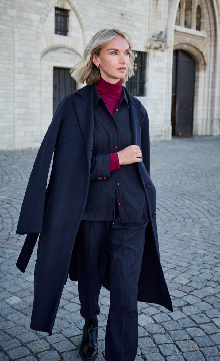 Mayerline Overhemd Blauw/Rood