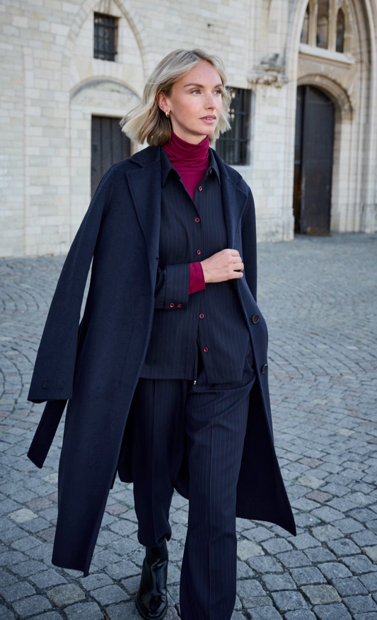 Mayerline Overhemd Blauw/Rood