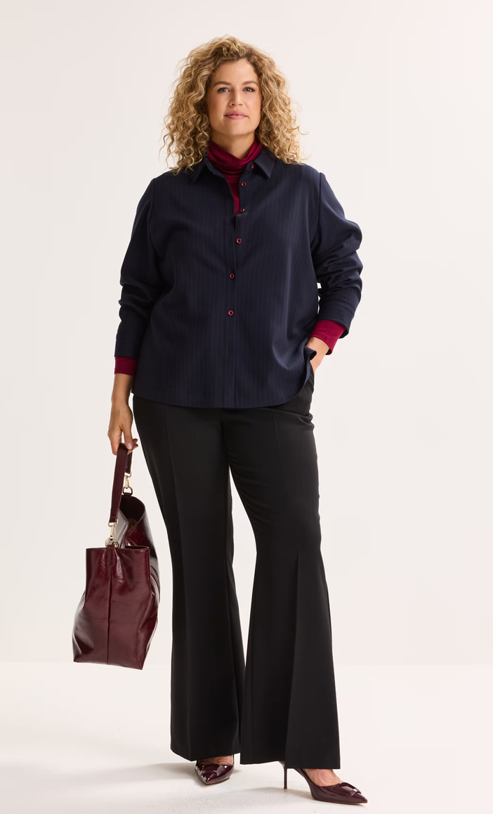 Mayerline Overhemd Blauw/Rood