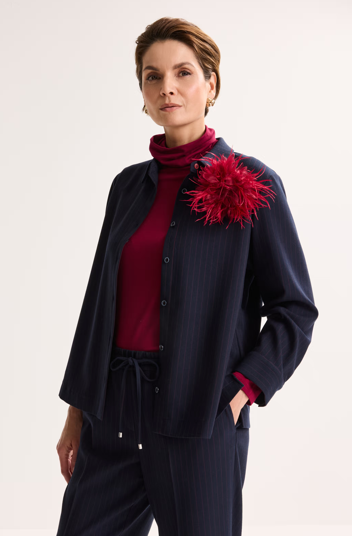 Mayerline Overhemd Blauw/Rood