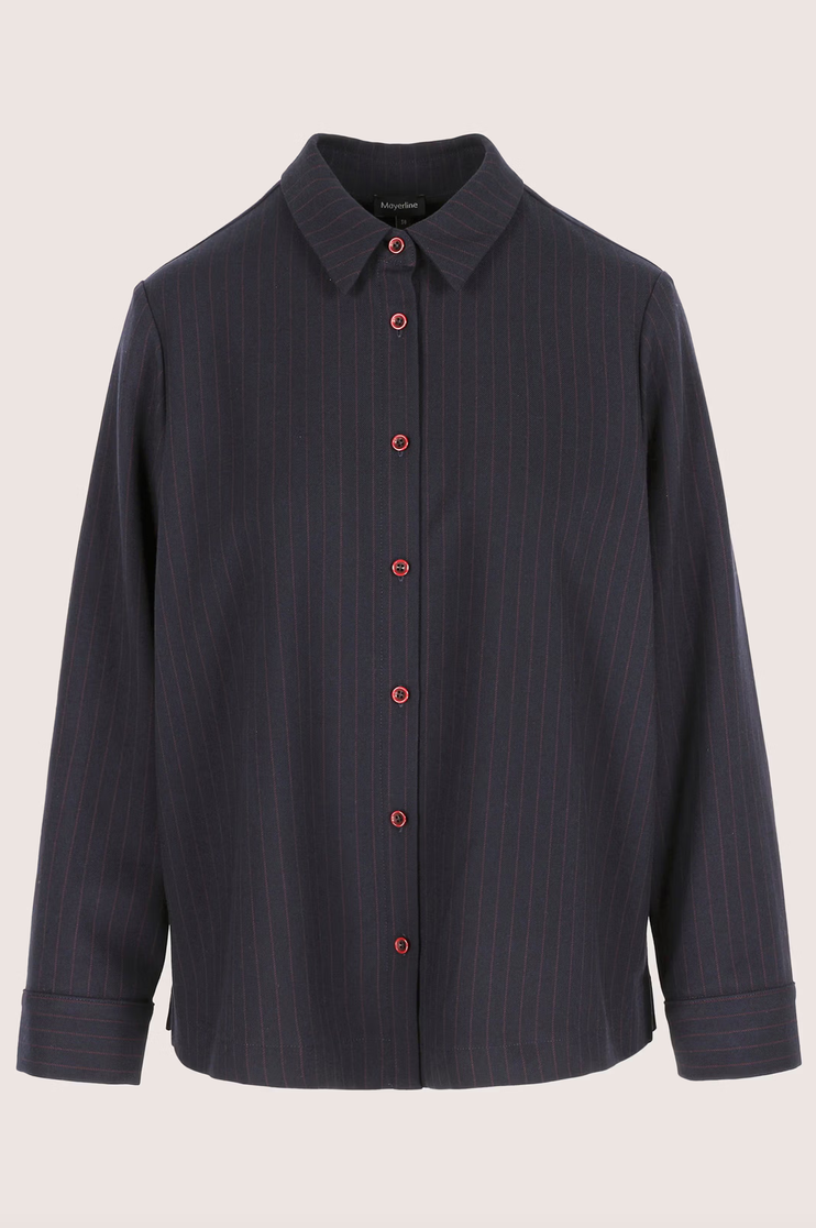 Mayerline Overhemd Blauw/Rood