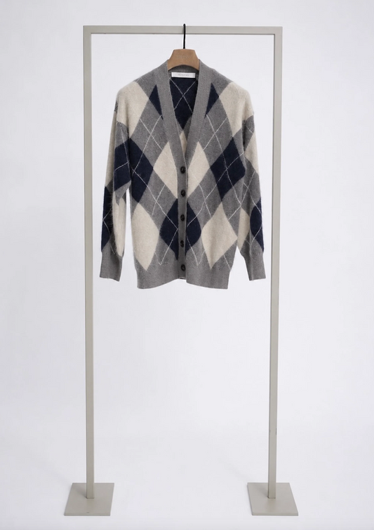 Herzens Cardigan Ruit
