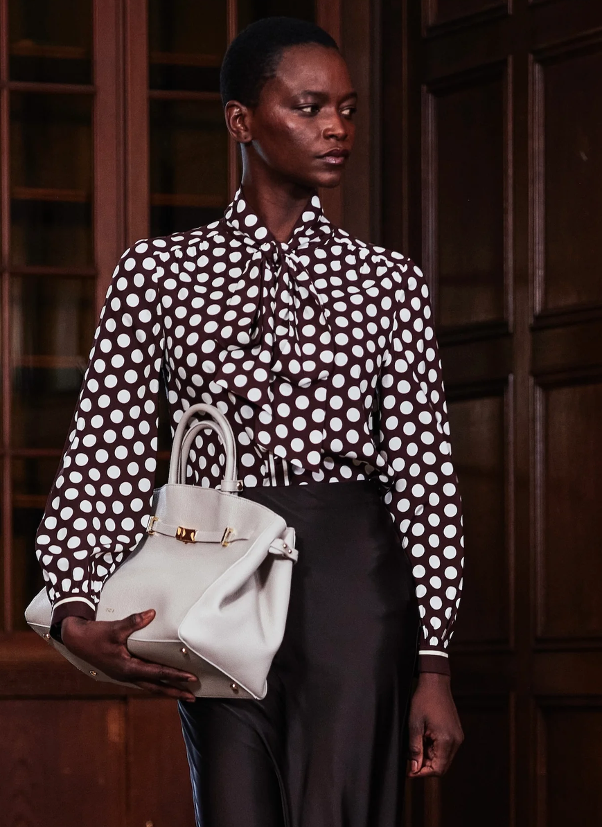 Herzens Blouse Polkadot Bruin