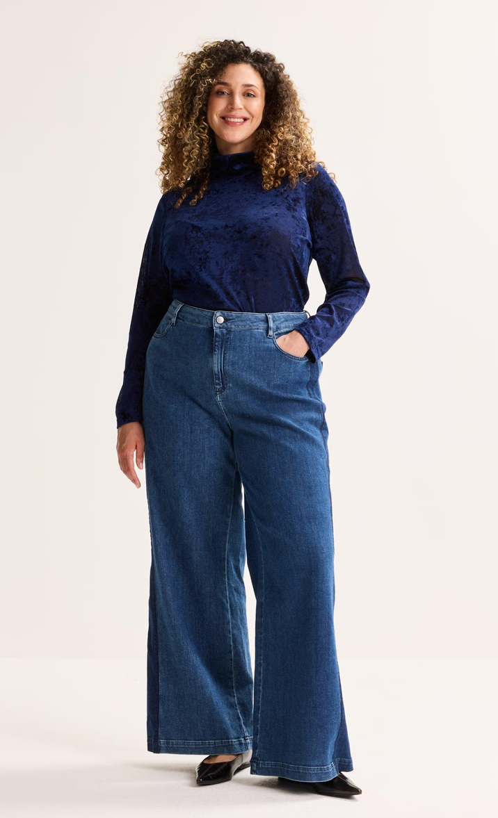 Améline Pantalon Jeans Blauw