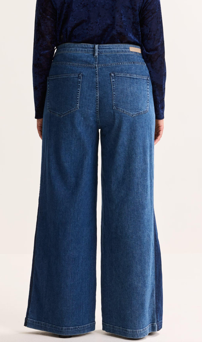 Améline Pantalon Jeans Blauw