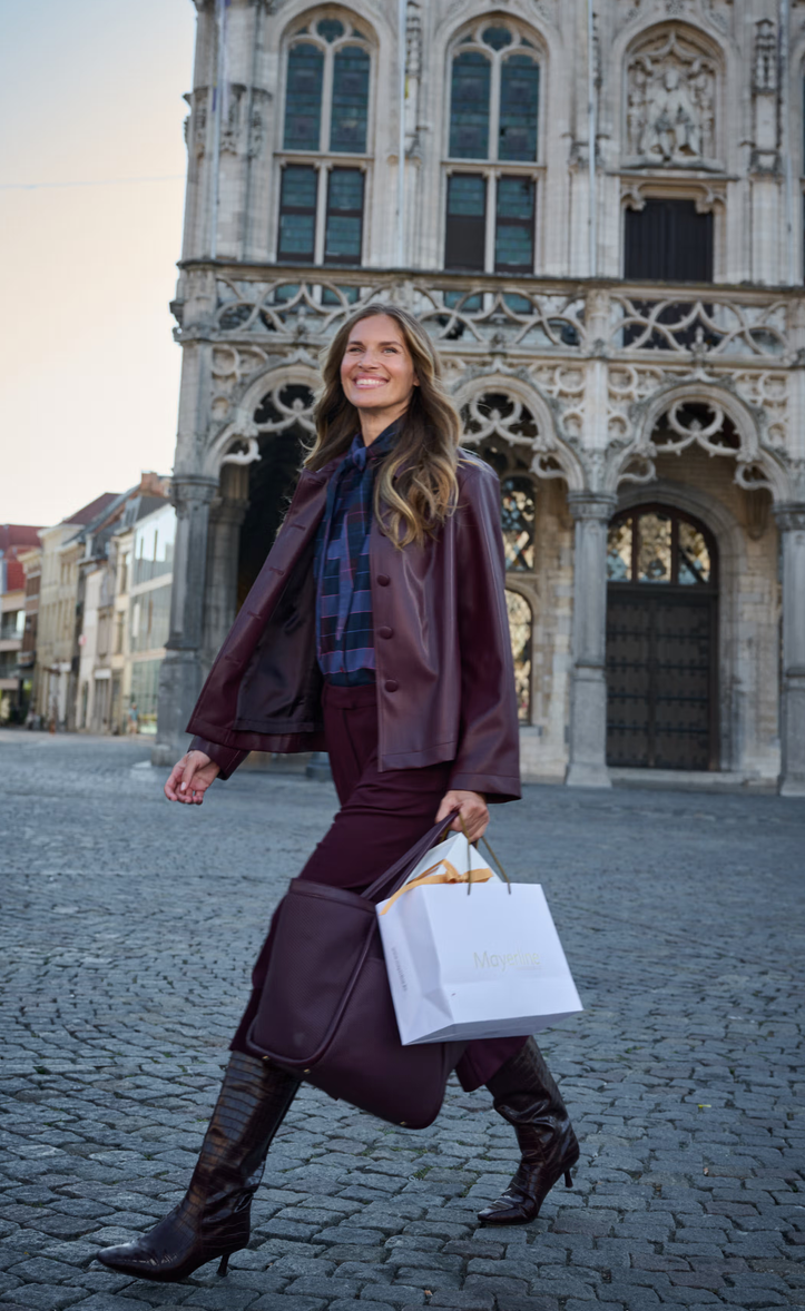 Mayerline Blazer Ecoleder Bordeaux